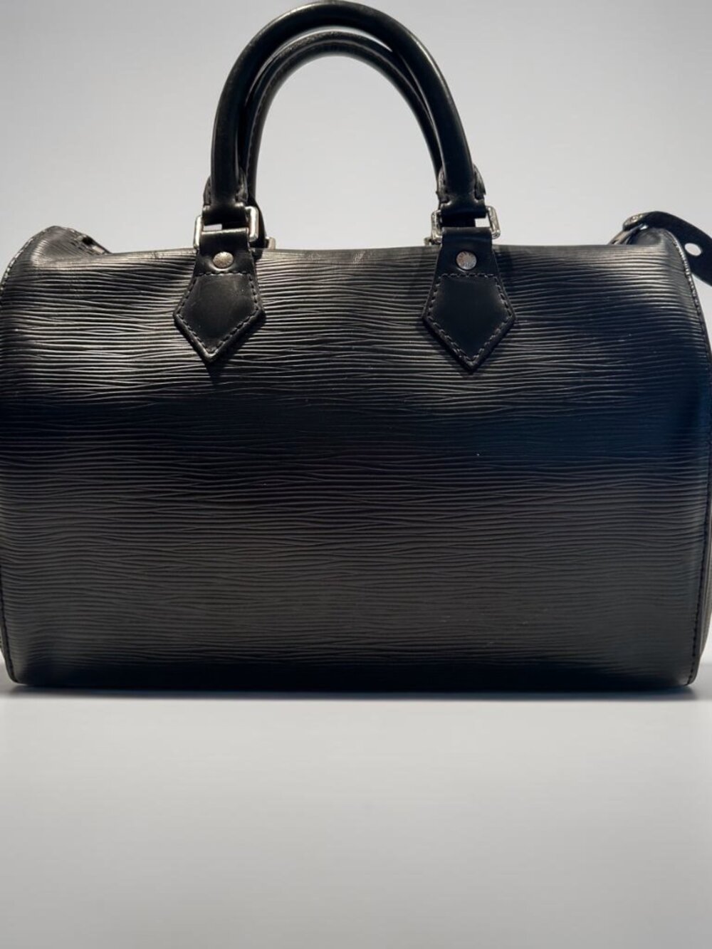 Louis Vuitton Speedy 25 Epi Leather Black | Silver Hardware | Satchel